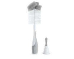 Munchkin Bottle & Teat Βούρτσα Καθαρισμού για Μπιμπερό και Θηλές Χρώμα Γκρί, 1τεμ Munchkin Bottle & Teat Βούρτσα Καθαρισμού για Μπιμπερό και Θηλές Χρώμα Γκρί, 1τεμ