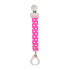 Chicco Pacifier Fashion Clip Κλιπ Πιπίλας Xρώμα Ροζ 0m+, 1 τεμάχιο