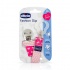 Chicco Pacifier Fashion Clip Κλιπ Πιπίλας Xρώμα Ροζ 0m+, 1 τεμάχιο