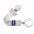 Chicco Pacifier Fashion Clip Κλιπ Πιπίλας Xρώμα Μπέζ 0m+, 1 τεμάχιο
