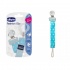 Chicco Pacifier Fashion Clip Κλιπ Πιπίλας Xρώμα Γαλάζιο 0m+, 1 τεμάχιο Chicco Pacifier Fashion Clip Κλιπ Πιπίλας Xρώμα Γαλάζιο 0m+, 1 τεμάχιο