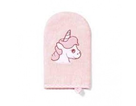 Babyono, Γαντάκι Πλυσίματος Μωρού απο Μπαμπού Χρώμα Ροζ, 1τμχ