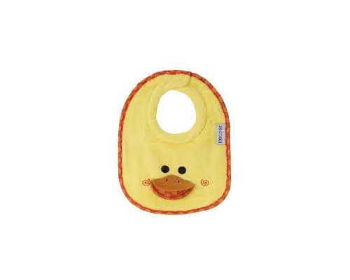 Zoocchini Σαλιάρα 100% Cotton 0-18m Παπάκι Χρώμα Κίτρινο, 1τμχ Zoocchini Σαλιάρα 100% Cotton 0-18m Παπάκι Χρώμα Κίτρινο, 1τμχ