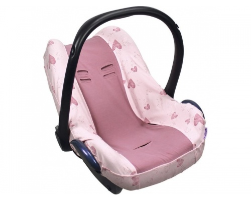 Dooky Κάλυμμα για Κάθισμα Αυτοκινήτου (Αυγό) Χρώμα Ροζ με Καρδιές, 1τμχ Dooky Κάλυμμα για Κάθισμα Αυτοκινήτου (Αυγό) Χρώμα Ροζ με Καρδιές, 1τμχ