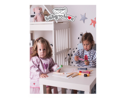 Baby To Love Αδιάβροχη Σαλιάρα με Μανίκια 5-20m Χρώμα Ροζ -Λευκό, 1τμχ. Baby To Love Αδιάβροχη Σαλιάρα με Μανίκια 5-20m Χρώμα Ροζ -Λευκό, 1τμχ.