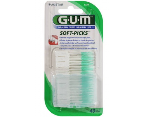GUM 632 ΜΕΣΟΔΟΝΤΙΑ SOFT-PICKS REGULAR,Ένα πρωτοποριακό μεσοδόντιο βουρτσάκι μιας χρήσης κατασκευασμένο πλήρως από μαλακό καουτσούκ, 40ΤΜΧ GUM 632 ΜΕΣΟΔΟΝΤΙΑ SOFT-PICKS REGULAR,Ένα πρωτοποριακό μεσοδόντιο βουρτσάκι μιας χρήσης κατασκευασμένο πλήρως από μαλακό καουτσούκ, 40ΤΜΧ