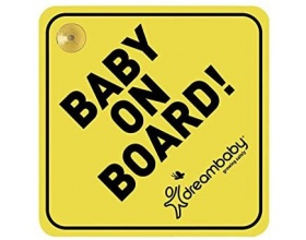 Dreambaby Κρεμαστό Σήμα Baby On Board με Βεντούζα, 1τμχ