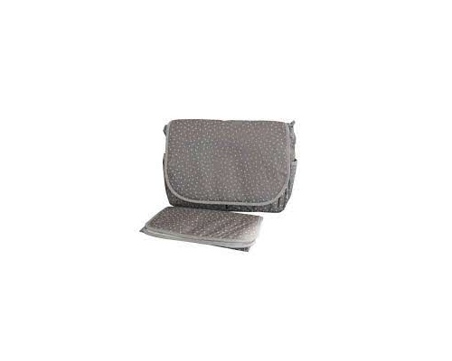 My Bag's, Τσάντα Καροτσιου με Γάτζους για να Κρεμιέται στο Καρότσι και Υπόστρωμα Αλλαγής Πάνας Χρώμα Γκρι, 1τμχ