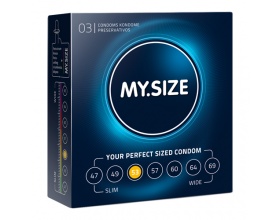 MY SIZE Προφυλακτικά με Πλάτος 53 mm, 3 τμχ