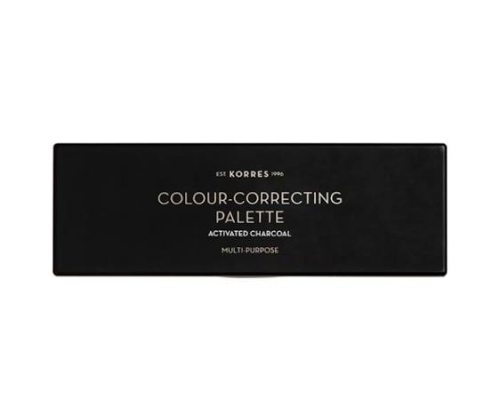 KORRES Colour Correcting Palette Activated Charcoal Multi-Purpose Παλέτα Μακιγιάζ Προσώπου,5 αποχρώσεις που φωτίζει, διορθώνει και εξομαλύνει κάθε ατέλεια του δέρματος 5.5gr  KORRES Colour Correcting Palette Activated Charcoal Multi-Purpose Παλέτα Μακιγιάζ Προσώπου,5 αποχρώσεις που φωτίζει, διορθώνει και εξομαλύνει κάθε ατέλεια του δέρματος 5.5gr