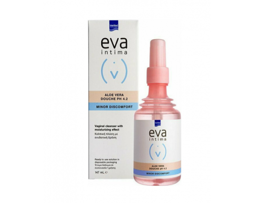 Intermed Eva Douche Aloe Vera, Καθαριστικό του κόλπου με ενυδατική δράση, 147ml Intermed Eva Douche Aloe Vera, Καθαριστικό του κόλπου με ενυδατική δράση, 147ml