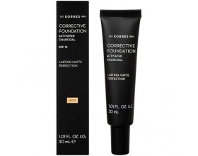 KORRES Corrective Foundation ACF2 Make Up με Ενεργό Άνθρακα Διορθωτικο για μετριες ατελειες , SPF15, 30ml KORRES Corrective Foundation ACF2 Make Up με Ενεργό Άνθρακα Διορθωτικο για μετριες ατελειες , SPF15, 30ml