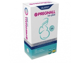 QUEST PREGNALL bio- plus Συμπλήρωμα διατροφής κατάλληλο για πρίν & κατά την διάρκεια της εγκυμοσύνης με DHA & βιταμίνες 30 ταμπλέτες + 30 κάψουλες