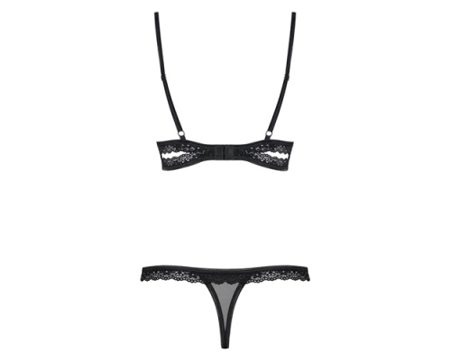 Obsessive Σετ σουτιέν με εσώρουχο με ημιδιαφανή σχεδιασμό σε μέγεθος Small/Medium, 2 τμχ Obsessive Σετ σουτιέν με εσώρουχο με ημιδιαφανή σχεδιασμό σε μέγεθος Small/Medium, 2 τμχ