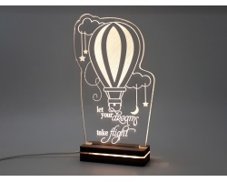 Gift & Design Led Φωτιστικό "Αερόστατο", 1τμχ Gift & Design Led Φωτιστικό "Αερόστατο", 1τμχ