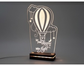 Gift & Design Led Φωτιστικό "Αερόστατο", 1τμχ