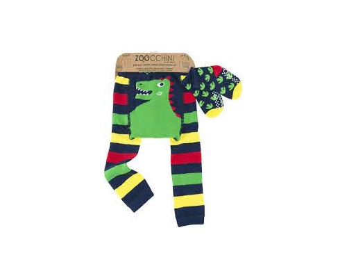 Zoocchini  Σετ Κολλάν και Καλτσάκια με Αντιολισθητικά Σημεία Ιδανικά για Μπουσούλιμα, Dinos, 1set Zoocchini  Σετ Κολλάν και Καλτσάκια με Αντιολισθητικά Σημεία Ιδανικά για Μπουσούλιμα, Dinos, 1set