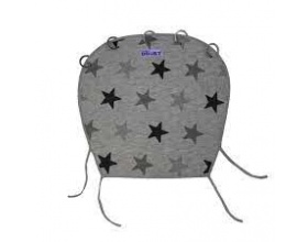 Dooky Universal Ηλιοπροστασία UV για το Καρότσι 0+m Χρωμα Γκρι με Αστέρια 126616 1τμχ