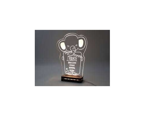 Gift & Design Led Φωτιστικό "Baby Elephant", 1τμχ