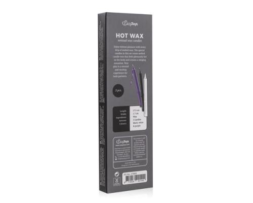 EasyToys Sensual Hot Wax, Αισθησιακά Κεριά για ενηλίκους, 3 τμχ EasyToys Sensual Hot Wax, Αισθησιακά Κεριά για ενηλίκους, 3 τμχ