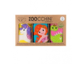 Zoocchini, Εκπαιδευτικά Βρακάκια απο Οργανικό Βαμβάκι Fairy Tails, 3τμχ