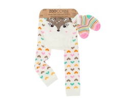 Zoocchini  Σετ Κολλάν και Καλτσάκια με Αντιολισθητικά Σημεία Ιδανικά για Μπουσούλιμα, Fawn, 1set Zoocchini  Σετ Κολλάν και Καλτσάκια με Αντιολισθητικά Σημεία Ιδανικά για Μπουσούλιμα, Fawn, 1set