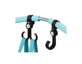 Kiokids Γάντζος Καροτσιού με Περιστροφή 360 μοίρες, 2τμχ