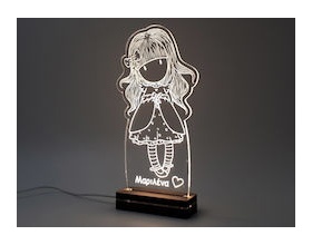 Gift & Design Led Φωτιστικό "GORGEUS GIRL", 1τμχ