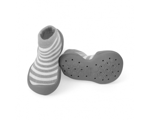 Step Ons Καλτσοπαπουτσάκια Χρώμα Γκρί, 1τμχ Step Ons Καλτσοπαπουτσάκια Χρώμα Γκρί, 1τμχ