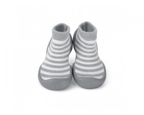 Step Ons Καλτσοπαπουτσάκια Χρώμα Γκρί, 1τμχ Step Ons Καλτσοπαπουτσάκια Χρώμα Γκρί, 1τμχ