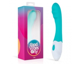 Good Vibes Only Tate G-Spot Vibrator, Δονητής G-Spot Σε χρώμα Σιέλ, 1 τμχ