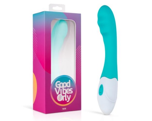 Good Vibes Only Tate G-Spot Vibrator, Δονητής G-Spot Σε χρώμα Σιέλ, 1 τμχ Good Vibes Only Tate G-Spot Vibrator, Δονητής G-Spot Σε χρώμα Σιέλ, 1 τμχ