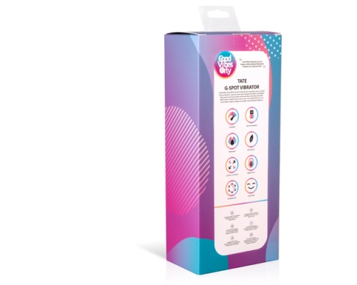 Good Vibes Only Tate G-Spot Vibrator, Δονητής G-Spot Σε χρώμα Σιέλ, 1 τμχ Good Vibes Only Tate G-Spot Vibrator, Δονητής G-Spot Σε χρώμα Σιέλ, 1 τμχ