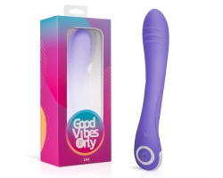 Good Vibes Only Lici G-Spot Vibrator, Δονητής σε χρώμα Μωβ Για το σημείο G-Spot, 1 τμχ Good Vibes Only Lici G-Spot Vibrator, Δονητής σε χρώμα Μωβ Για το σημείο G-Spot, 1 τμχ