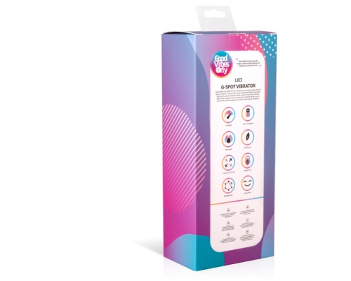 Good Vibes Only Lici G-Spot Vibrator, Δονητής σε χρώμα Μωβ Για το σημείο G-Spot, 1 τμχ Good Vibes Only Lici G-Spot Vibrator, Δονητής σε χρώμα Μωβ Για το σημείο G-Spot, 1 τμχ