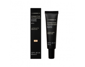 KORRES Corrective Foundation ACF1 Make Up με Ενεργό Άνθρακα Διορθωτικο για μετριες ατελειες , SPF15, 30ml KORRES Corrective Foundation ACF1 Make Up με Ενεργό Άνθρακα Διορθωτικο για μετριες ατελειες , SPF15, 30ml