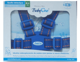 Babyono, Ιμάντας Ασφαλείας για τα Πρώτα Βηματάκια του Μωρού σας Χρώμα Μπλε, 1τμχ