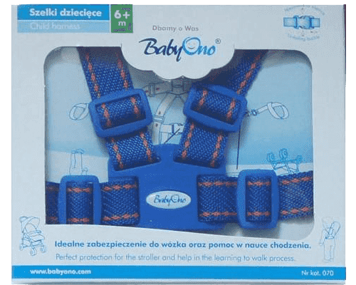 Babyono, Ιμάντας Ασφαλείας για τα Πρώτα Βηματάκια του Μωρού σας Χρώμα Μπλε, 1τμχ