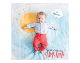 Lulujo Θεματική Μουσελίνα για να Αποθανατήσετε τα Στάδια Ανάπτυξης του Μωρού σας με θέμα "You are my Sunshine", 1τμχ