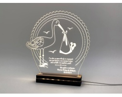 Gift & Design Led Φωτιστικό "Πελαργός", 1τμχ Gift & Design Led Φωτιστικό "Πελαργός", 1τμχ