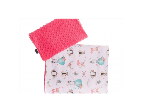 Little Luxuries Βρεφική Κουβερτούλα 2 Όψεων με Σχλεδιο Pink Ballon, 1τμχ