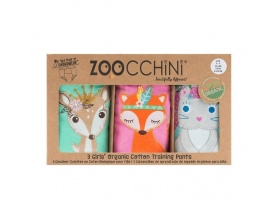 Zoocchini, Εκπαιδευτικά Βρακάκια απο Οργανικό Βαμβάκι Woodland Princesses, 3τμχ
