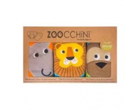 Zoocchini, Εκπαιδευτικά Βρακάκια απο Οργανικό Βαμβάκι Safari Friends, 3τμχ