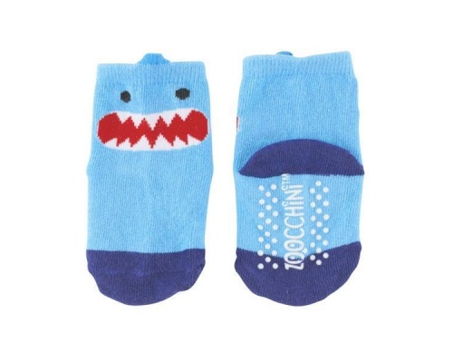 Zoocchini  Σετ Κολλάν και Καλτσάκια με Αντιολισθητικά Σημεία Ιδανικά για Μπουσούλιμα, Shark, 1set Zoocchini  Σετ Κολλάν και Καλτσάκια με Αντιολισθητικά Σημεία Ιδανικά για Μπουσούλιμα, Shark, 1set