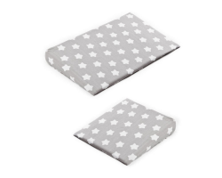 Sensillo Θήκη για Μαξιλάρι Παλινδρόμισης, Χρώμα Γκρί με Αστέρια, 1τμχ Sensillo Θήκη για Μαξιλάρι Παλινδρόμισης, Χρώμα Γκρί με Αστέρια, 1τμχ