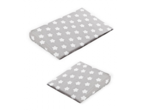 Sensillo Θήκη για Μαξιλάρι Παλινδρόμισης, Χρώμα Γκρί με Αστέρια, 1τμχ
