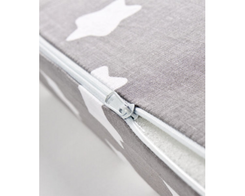 Sensillo Θήκη για Μαξιλάρι Παλινδρόμισης, Χρώμα Γκρί με Αστέρια, 1τμχ Sensillo Θήκη για Μαξιλάρι Παλινδρόμισης, Χρώμα Γκρί με Αστέρια, 1τμχ