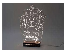 Gift & Design Led Φωτιστικό "Μονόκερος", 1τμχ