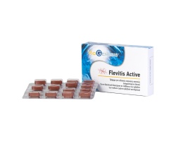 VIOGENESIS Flevitis Active Συμπλήρωμα διατροφής για τη διαιτητική διαχείριση σε παθήσεις των φλεβών των ποδιών , χρόνια φλεβική ανεπάρκεια 30 δισκία  