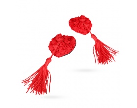 Rose Garden Pasties, Καλύμματα Θηλών Σε Σχήμα Καρδούλες και χρώμα Κόκκινο, 1 τμχ